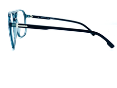 Anteojo Marco Rusty Bruice Steel Blue 56 mm Blue Block Lens en internet