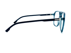 Anteojo Marco Rusty Bruice Steel Blue 56 mm Blue Block Lens en internet