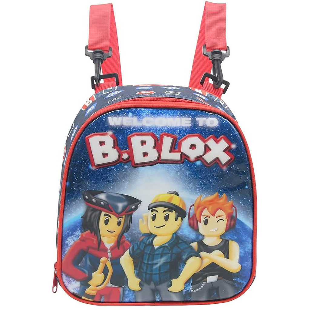 Mochila Masculina Infantil Roblox Rodinhas Lancheira Estojo em Promoção na  Americanas