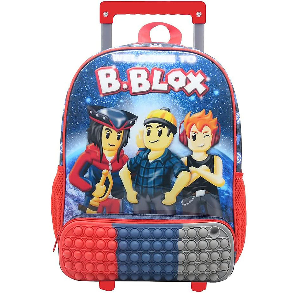 Mochila Infantil Masculina Preta Roblox Juvenil Costa Grande