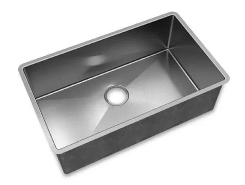 Cuba para Cozinha Retângular Dupla Linha Reta Inox 86,5x40x23 1mm