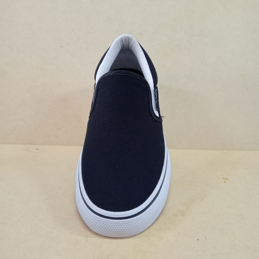 Tênis Mad Rats Sem Cadarço Slip On Preto Branco