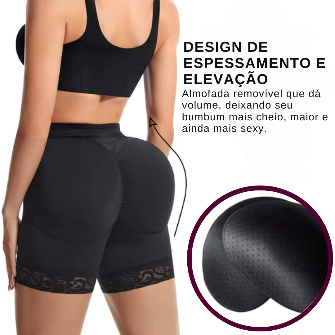 bermuda modeladora, shorts modelador, cinta short alta compressão, cinta shorts, short cinta modeladora, modelador bermuda, shorts modeladora, shorts com enchimento,