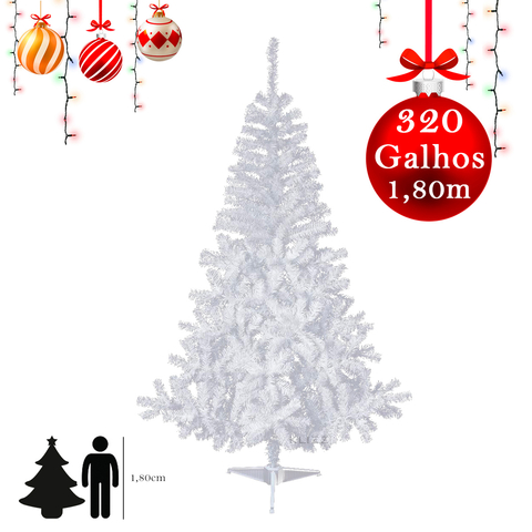 Arvore de Natal Furtacor Shine 1,80m 320 Galhos Premium