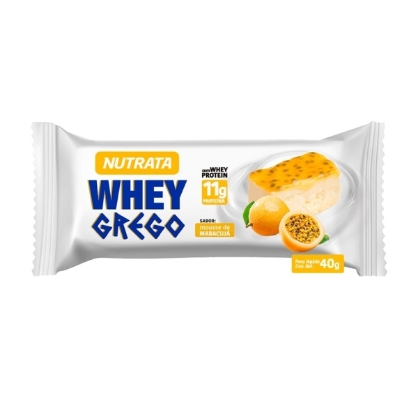 WHEY GREGO BAR SABOR DULCE DE LECHE E LIMÃO SICILIANO HAVANNA 40G - NUTRATA  - HEAVY NUTRITION SUPLEMENTOS