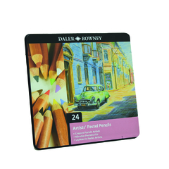 Estuche Con 24 Lápices Pastel Daler Rowney
