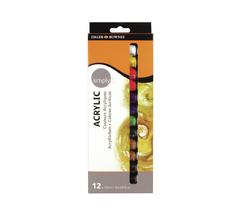 Set Acrilico en Tubo Daler Rowney 12pzas 12ml