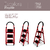Escalera de Acero Tijera Color Rojo Plegable 150 KGS - comprar en línea