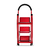 Escalera de Acero Tijera Color Rojo Plegable 150 KGS - Alex Bazar