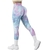 Leggings sem costura tie dye de alta cintura para mulheres na internet