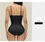 Body cinta com alça fina e decote em V. Modelador Corporal, Body Smooth Out - seductionlove