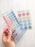 Cartela de Adesivos Dots (azul e rosa) na internet