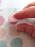 Cartela de Adesivos Dots (azul e rosa) - comprar online