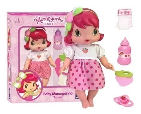Baby Moranguinho Petite Com Acessórios Mimo Toys
