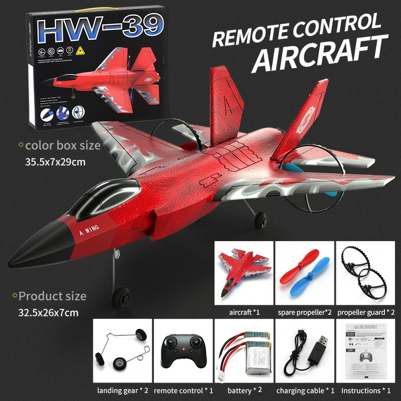 Avião de Controle Remoto para Crianças e Adultos, E Flite EFLU15250,  Vermelho - Blumenau