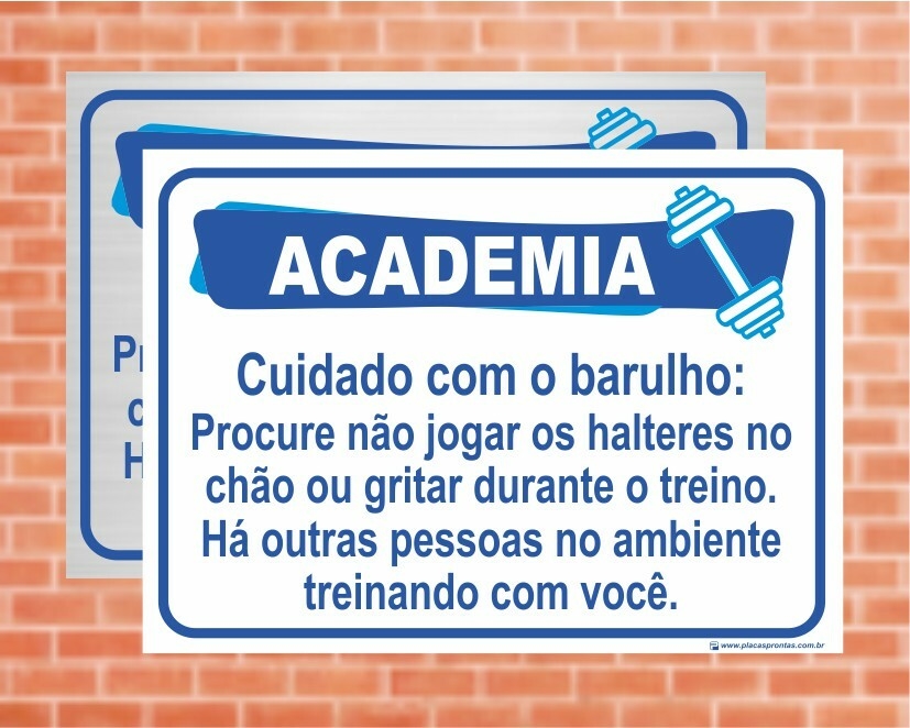 PLACA NÃO FAÇA BARULHO