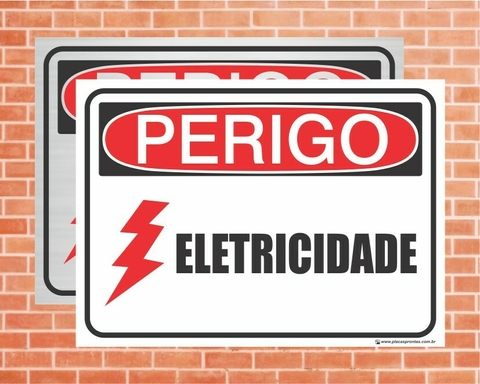 Placa de perigo produto tóxico - Trik