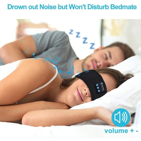 Tapa Olho Máscara Para Dormir c/ Fone De Ouvido Bluetooth - Única