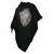 Poncho Unisex Larva Corazón Quetzalcóatl
