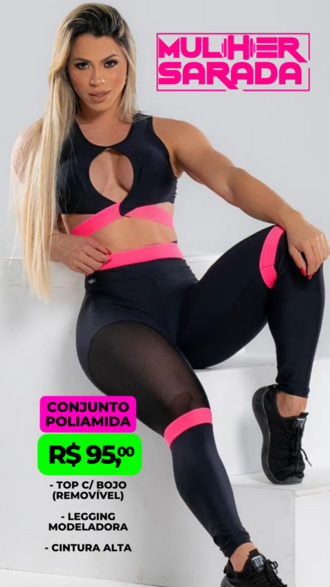 Conjunto Academia - CB MODA FITNESS