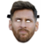 Careta Leo Messi Famosos Cotillon Disfraz
