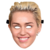 Careta Miley Cyrus Famosos Cotillon Disfraz Fiesta