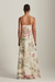 VESTIDO LINHO LONGO ALÇA FLORAL OFF WHITE - TIG na internet