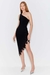VESTIDO MIDI UM OMBRO SO COM RENDA - loja online