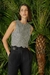 BLUSA BARRA ONDAS OFF WHITE/PRETO - AGILITÀ na internet