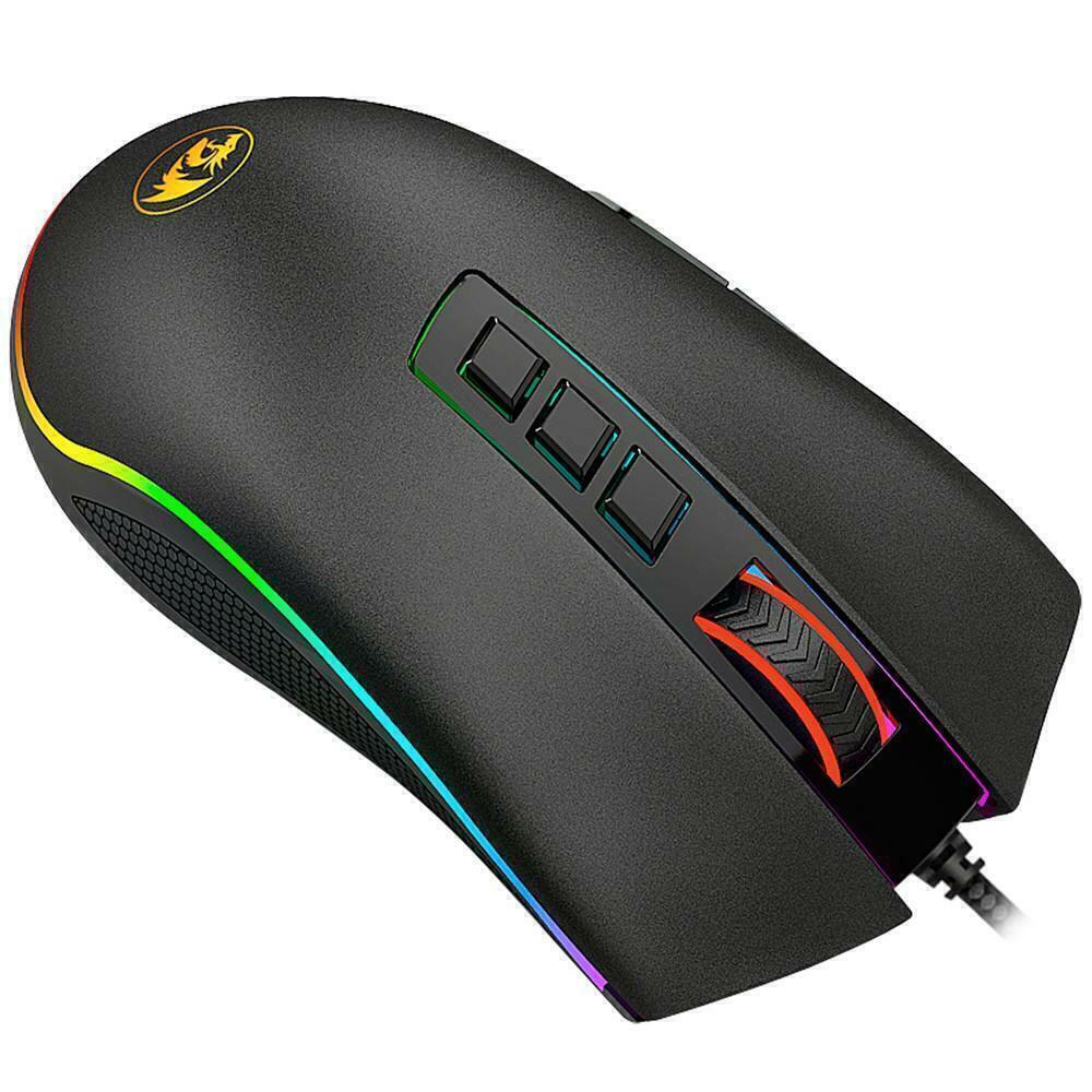 Mouse Gamer Redragon Brancoala B703 USB Com Fio - 5780