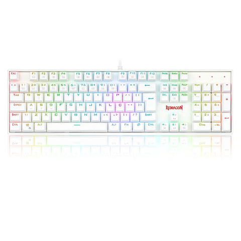 TECLADO REDRAGON BRANCOALA PRETO RGB B502 - Redragon Store