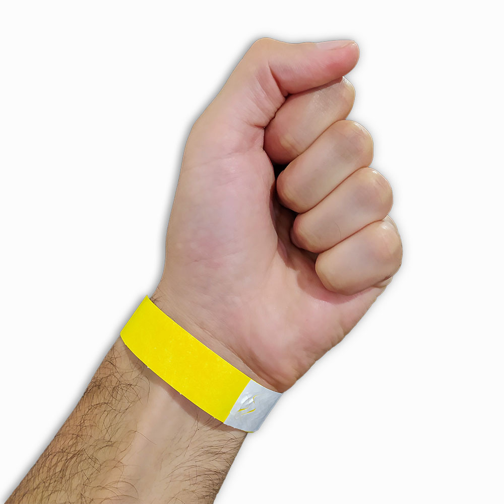 Pulseira de identificação para eventos e hospitais