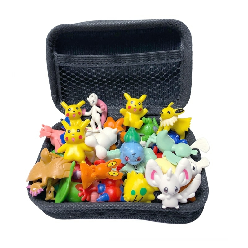 Kit 10 Miniaturas Pokémon Go Pikachu Brinquedos