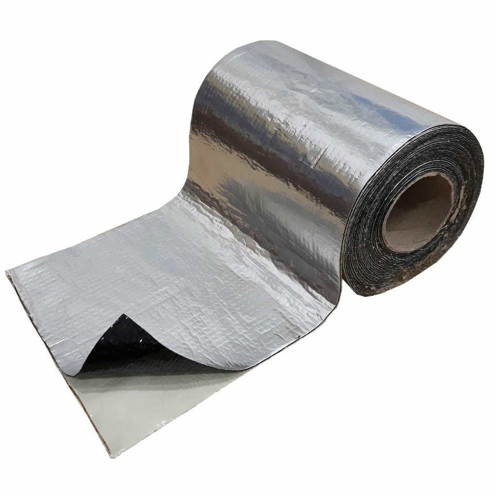 Manta Asfaltica 20cm Largura Para Telhado Autoadesiva Com Aluminio Rolo ...