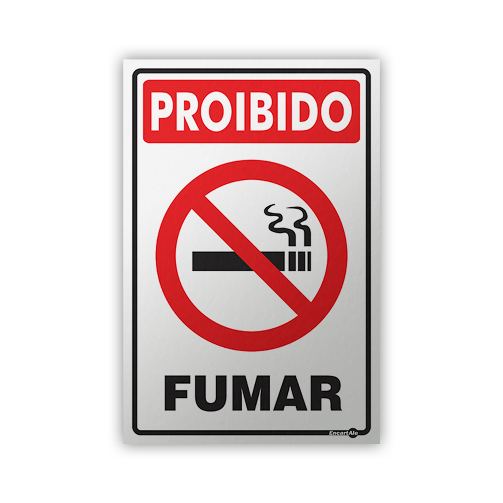 Placa Proibido Fumar 