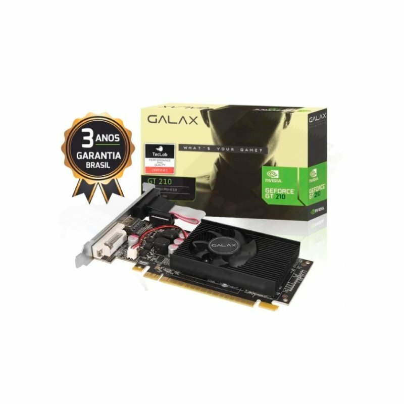 Placa De Vídeo Galax Geforce Gt 730 4gb Ddr3 64bits