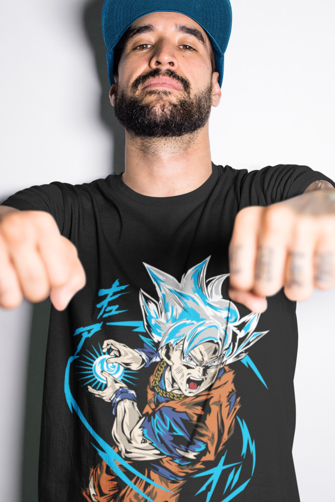 Camiseta Camisa Goku Instinto Superior Completo Dragon Ball