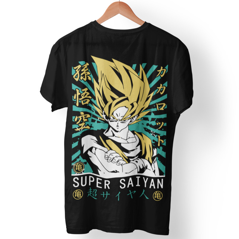 Camisa Dragon Ball Z Super Sayajins Gibi Blusa Camiseta