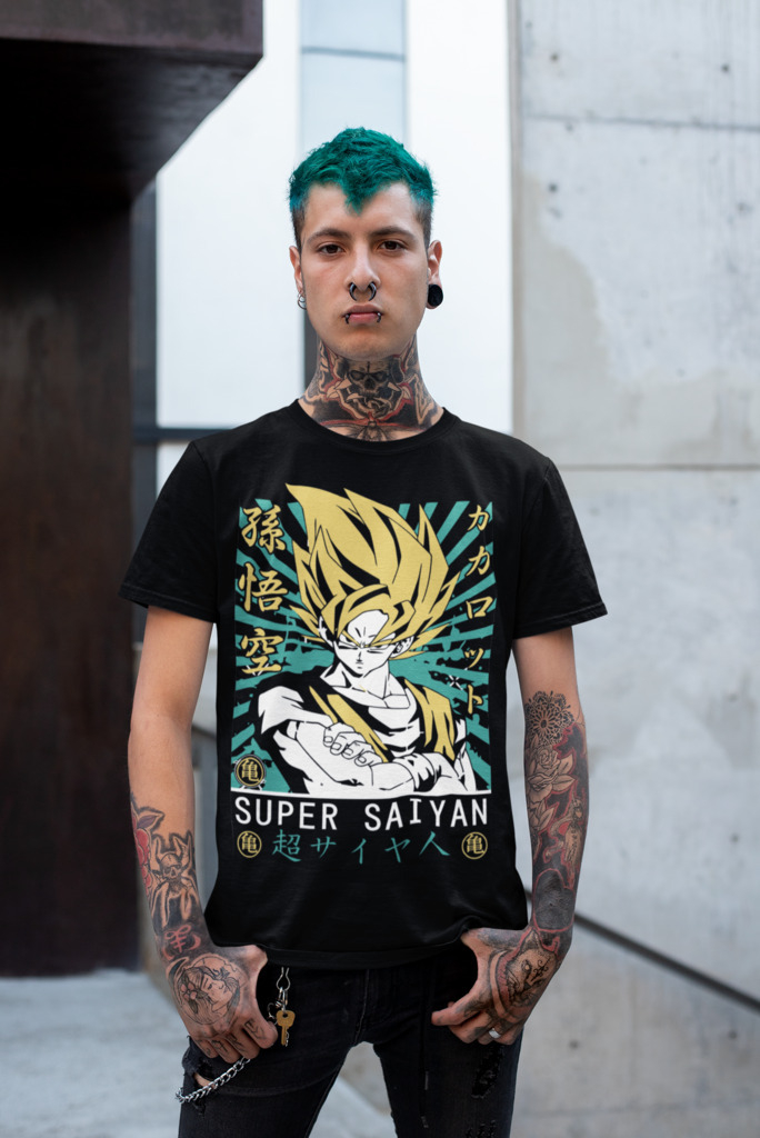 Camiseta Vegeta Super Saiyajin Blue - Dragon Ball Super - Unissex