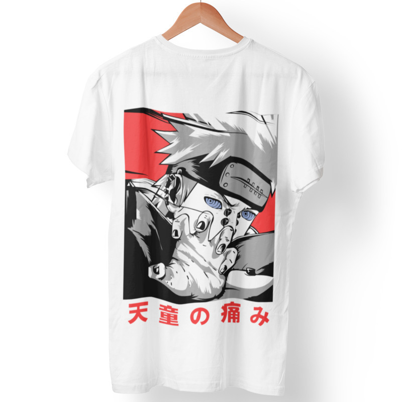 Camiseta Camisa Naruto Akatsuki Nuvem Anime Mangá Branca