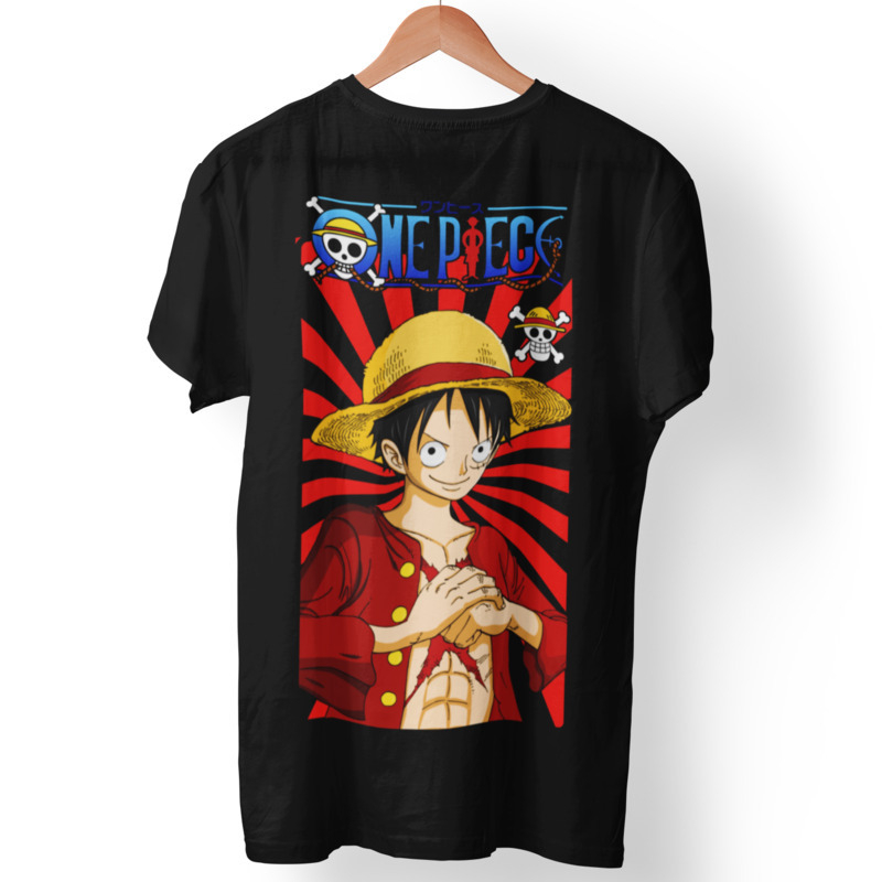 Camiseta Afro Luffy - One Piece