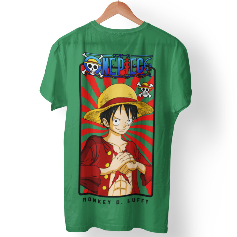 Camiseta T-shirt One Piece D. Luffy - Branco