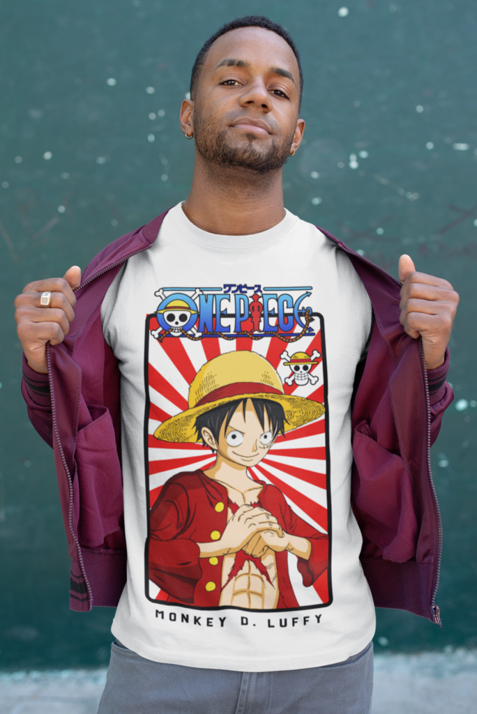 Camiseta One Piece Luffy Chapu Ace Luffy Sabo