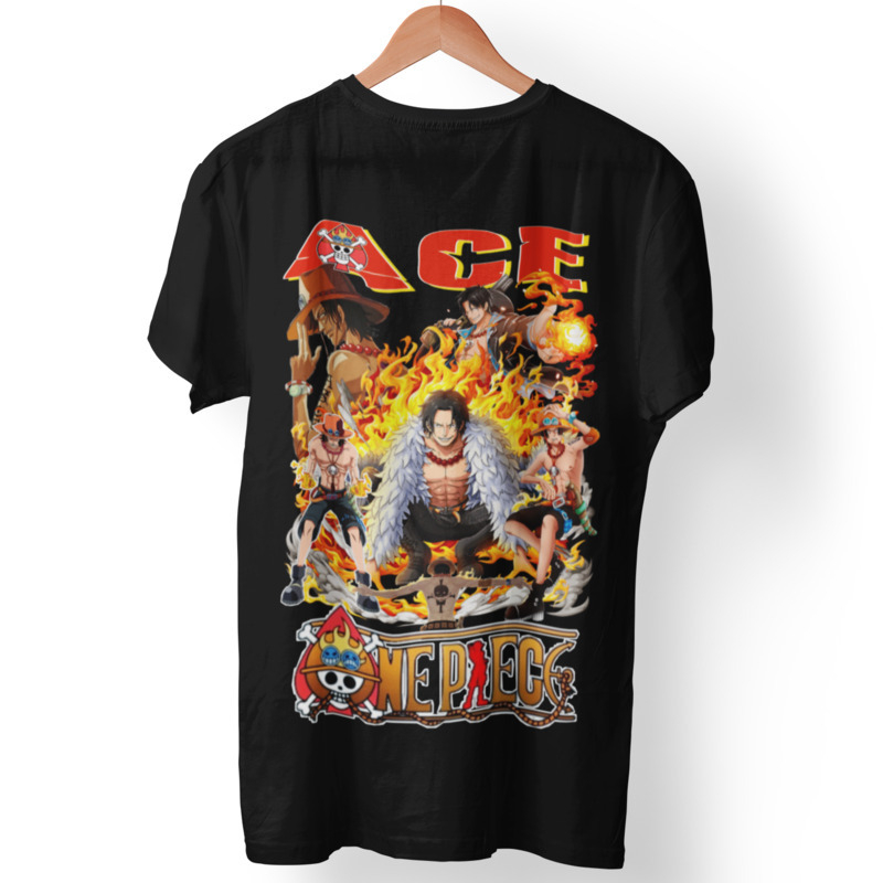 Camiseta One Piece - Portgas D. Ace