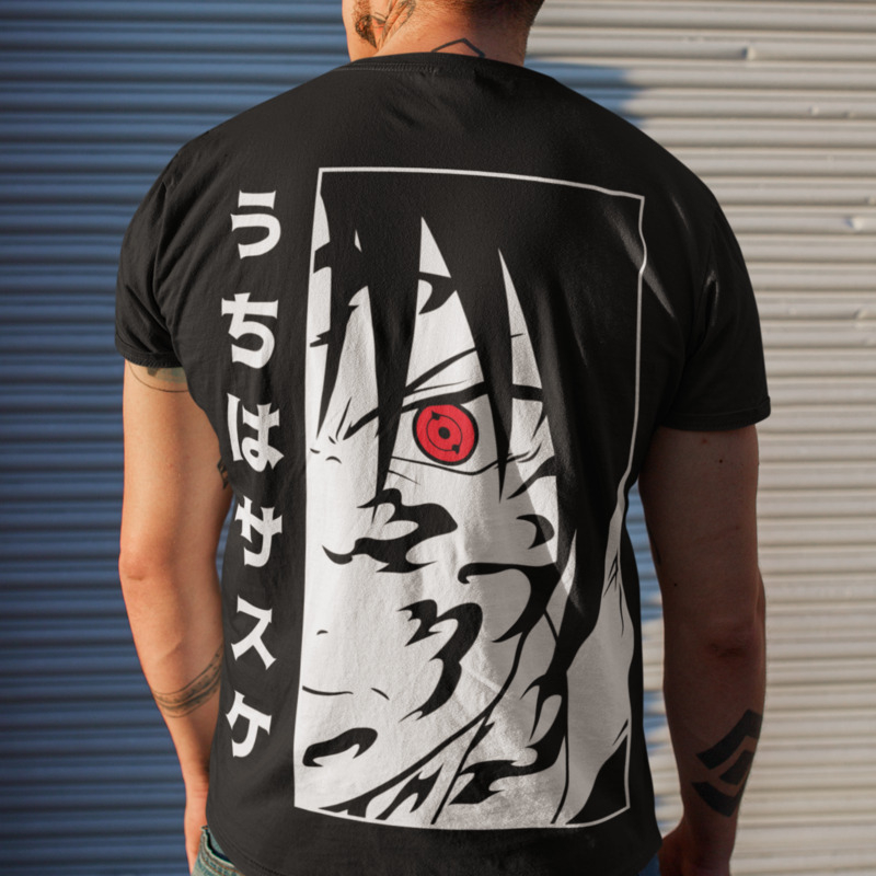 Camiseta Sasuke Uchiha Narut Mangá Desenho Anime Otaku 960 no Shoptime