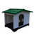 Casa para perro mediano modelo Italiana Verde - tienda en línea