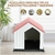 Casa para perro chico modelo minimalista Roja