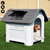Casa para perro chico modelo City Gris - QPerron