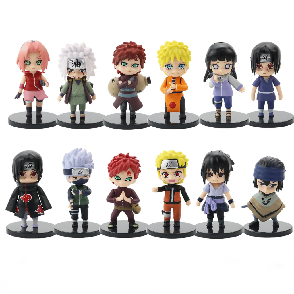 Miniaturas Bonecos de Naruto (Sasuke Classico)