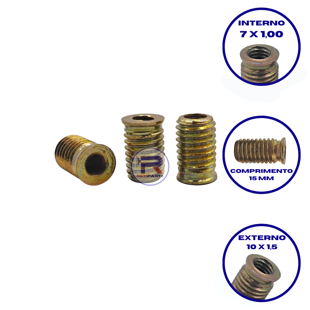 Dado Autobloccante Alto Nylon DIN 982 UNI 7473 ISO 7040 - Foto 4